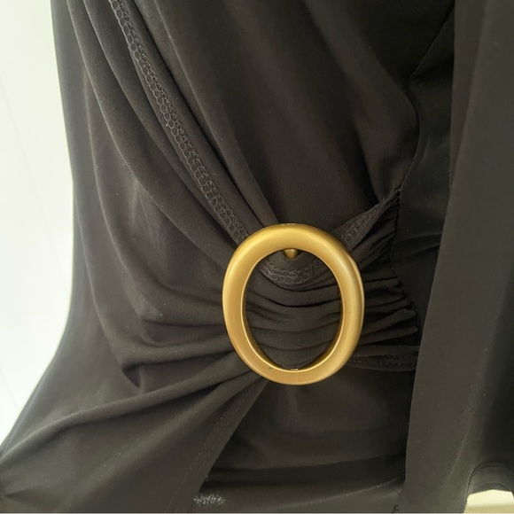 AB Studio black wrap top - Picture 8 of 8